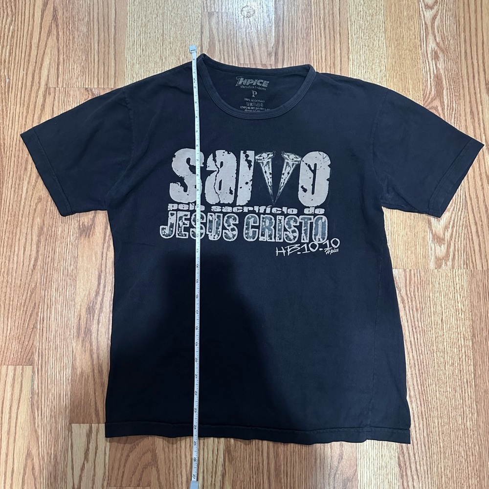 Jesus Christ Christian Spanish Black Tee